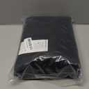 NICETOWN Black Blackout Curtain Blinds - Solid Thermal Insulated Window Treatment Blackout Drapes/Draperies for Bedroom (2 Panels, 42 inches Wide by 63 inches Long, Black)