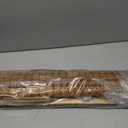 UNISHADES Cordless Bamboo Roman Shades for Windows, Blinds Size (31" W 64" H) Colour (Highfield Teak)
