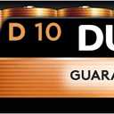 Duracell Coppertop D Batteries, 10 Count (1 Pack), D Battery with Long-lasting Power, All-Purpose Alkaline Battery for Household and Office Devices