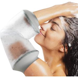 PICC Line Shower Cover, PICC Line Covers for Upper Arm Waterproof IV & PICC Line Sleeve Protector, Waterproof Cast Cover for Elbow Adult Shower Sleeve for PICC Line, Reusable (Medium)