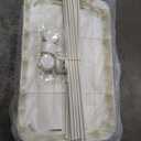 Laundry Basket Cart Dirty Clothes Basket Storage Organizer Container for Laundry Room, Cream Color