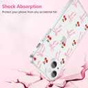 ZTOFERA for iPhone 14 Plus Case Clear,Cute Love Heart Ribbon Bow Tie Aesthetic Phone Case,Transparent Trendy Slim Soft Shockproof Protective Phone Cover for Women Girls,Peach Pink