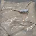 Womens Casual Long Sleeve Blazers Solid Color Knit Blazer Work Office Open Front Blazer Jacket (Beige, M)