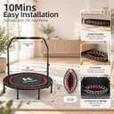 KENSONE 40" Mini Rebounder Trampoline for Adults, Workout Exercise Spring