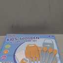 29 PCS Wooden Kids Cooking Set, Toddler Montessori Cooking & Baking Kitchen Tools for Real Cooking, 3 Knives, Real Cutting Board, Apron, Kid Safe Kitchen Utensils for 3+ Year Old Boys Girls Gift