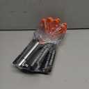 3 x Urbanstrive Non-Scratch Silicone Potato Masher Kitchen Tool, Potatoes Masher Potato Masher Stainless Steel Wrapped In Premium Silicone, Potato Smasher, Orange