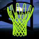 Glow Basketball Net, Nightlight Basketball Net Luminous Outdoor Portable Sun Powered Sport Nylon
