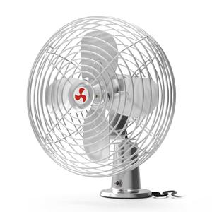 Heavy Duty 12V 8.75-Inch Car Fan,2-Speeds,All-Metal for RVs, Cars, Trucks, etc.Cigarette Lighter Cooling Fan,Helps to Circulate the Air in Your Car.(Cord Length 6FT)