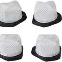 EZ SPARES 4PCS Replacement For Shark XSB726N Washable Dust Cup Filter Hepa Models SV75 SV70 SV726 Hand Vacs SV736, SV738, SV748, SV760 (Breathable style)