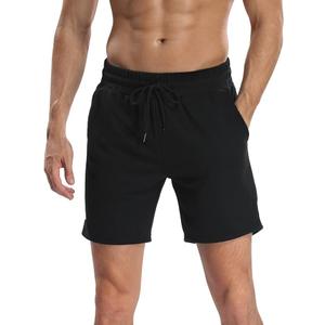 LRD Sweat Shorts for Men 7 inch Inseam Casual Athletic Pocket Jogger Shorts Black - XXL