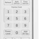 GE Countertop Microwave Oven, Compact 0.7 Cubic Ft., 700-watt Capacity, 6 Auto Cooking Settings, Child-Lock Technology, Kitchen Essentials for the Countertop, Dorm Room or Apartment, White