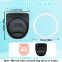 BOXOB 3pcs O Seal Ring & 3pcs Silicone Stoppers for Owala Freesip Cap, Silicone Water Bottle Top Lid Gasket BPA-Free Sealing Accessories for Owala Freesip 24/32oz (Color 4)