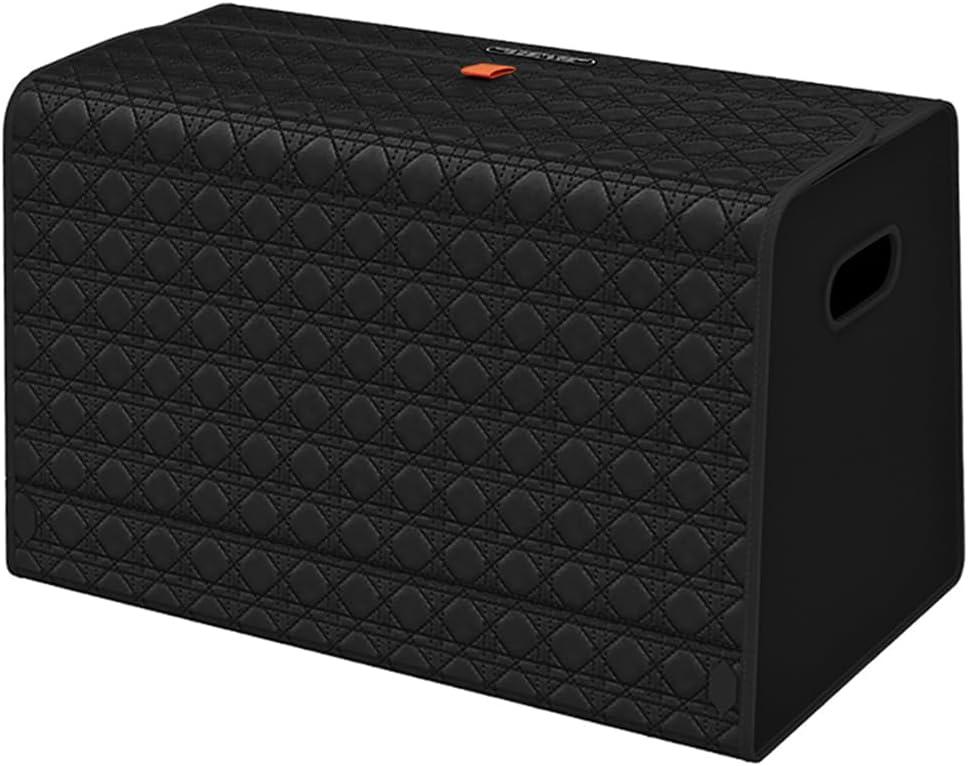 Aiuwo Trunk Organizer for Car, Car Trunk Organizer and Storage for SUV, Truck, MPV Collapsible Multi Compartment Extra Large capacity and Adjustable (Black, Large) (L-21.5*13*12.5IN)