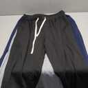 JoyMotion 3 Pack Men's Sweatpants Lightweight Wide Leg Drawstring Open Bottom Pants Baggy Athletic Joggers Lounge with Pocket, Small