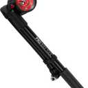 PRO BIKE TOOL Shock Pump for Mountain and Road Bikes - High Pressure 300 PSI Bike Shock Pump - Ideal for Front Fork and Rear Suspension Air Shock - No Leak Valve and T-Handle Design - Industrial Gauge