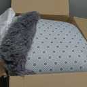 Puremy 8x10 Grey Fluffy Rug, Ultra Soft Area Rugs for Living Room, Plush Indoor Carpet, Anti-Skid High Pile Luxury Rugs for Bedroom, Nursery, Kids Room, Playroom, Home Decor