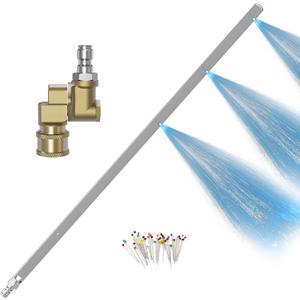 2 x Radiator Cleaning Wand for Cars & Trucks 55cm (Silver, 21.65inch)