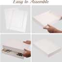 Korpai Gift Boxes 10 Pack 14.5x9.5x2 White Shirt Boxes Gift Boxes With Lids For Presents,Clothes Boxes For Gifts,Boxes For Party,Valentine's Day, Weddings,Holiday