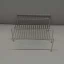 Tomorotec Space-Saving Stainless Steel Storage Rack, 12.8-22.8 in, Silver, Easy to Install, Versatile Design