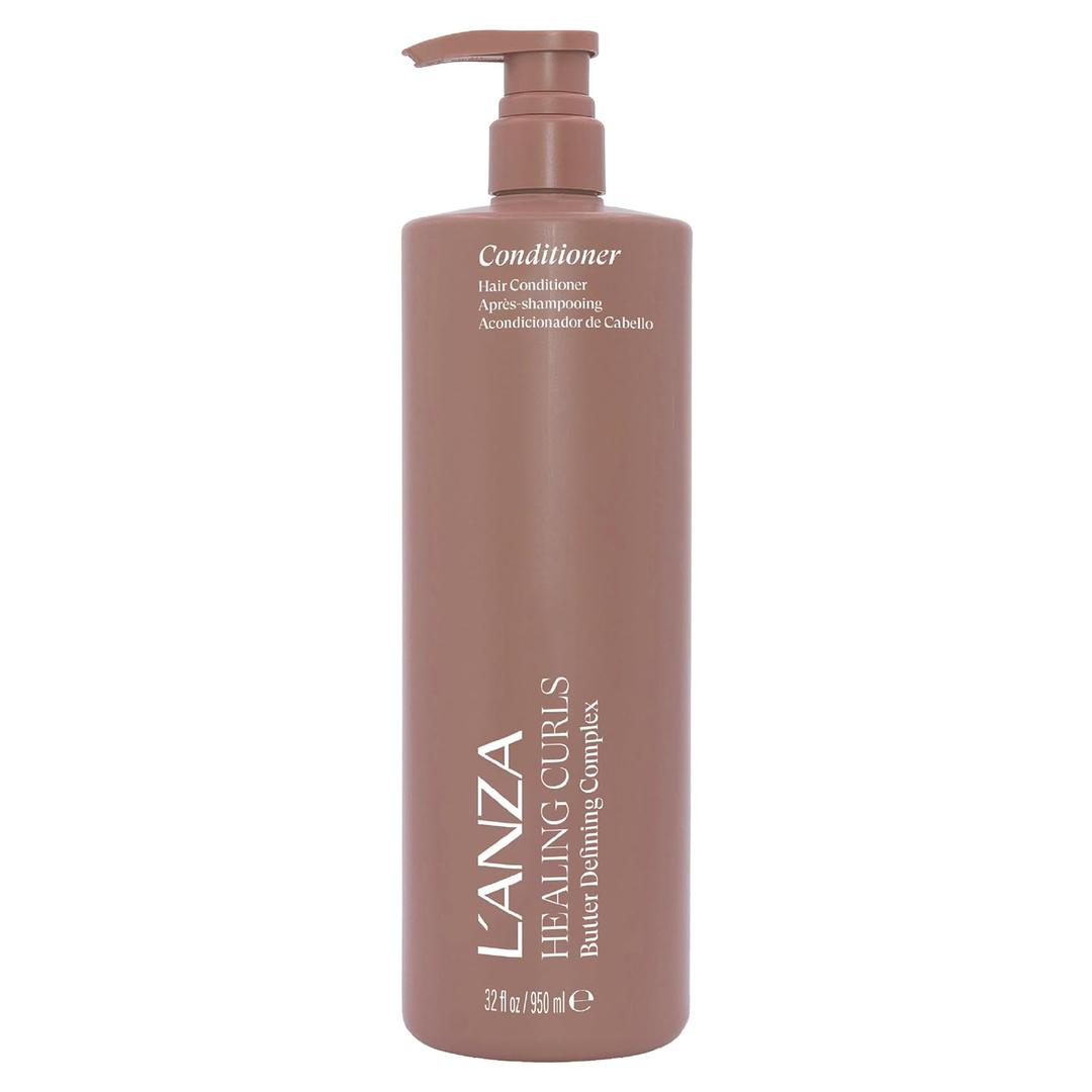 L'ANZA Healing Curls Conditioner For Curly Textured Hair, Vegan, Moisturizing, Anti-Frizz, Detangles Dry Damaged Hair, Anti-Humidity, Softens, Enhances Elasticity, Color Safe, Sulfate Free