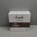 LITOPAK 500 Pack 4 oz Paper Cups, Brown Disposable Hot Coffee Cups for Party, Picnic, Travel, and Events