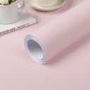 practicalWs Pink Peel and Stick Wallpaper 15.7" x 590.5", Pink Contact Paper for Cabinets and Drawers, Self Adhesive Removable Vinyl Film Wallpaper for Bedroom Decorative Table and Wall Reform