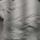 3 Inch White Goose Feather Mattress Topper,Queen Feather Bed Topper,Mattress Cover with Straps,Ultra Soft Pillowtop,100% Cotton Fabric(60x80)