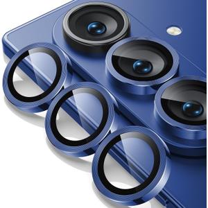 WSKEN for Z Fold 7 Camera Lens Protector Case Cover - Ultra HD Anti-Reflective Tempered Metal Glass Anti Scratch Rear Camera Screen Protector Film for Samsung Galaxy Z Fold 7 5G Accessories,Blue