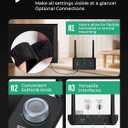 SOOMFON Dual Antenna Bluetooth Transmitter for TV Bluetooth 5.3 Receiver 3-in-1 to 2 Headphones with LCD Display Volume Control Optical AUX RCA for TV Home Stereo Speaker