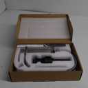 VOTON Waterfall Bathroom Faucets Brushed Nickel Modern Single Handle Sink Faucet for 1 or 3 Holes with Deck Plate and Pop-Up Drain, Rv Sink Camper Farmhouse Faucet (Regular version: 7.5 inches in height)