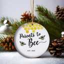 Parents to Be Ornament 2025 Pregnancy Announcement Expecting Parents Keepsake New Parents Ceramic Holiday Decor (V17)