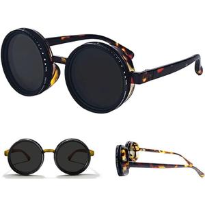 Hand Made Nd-400 9 Gears Round Polarized Adjustable Dimming Men Sunglasses women Filter Diving Fishing