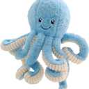 Cute Cartoon Octopus Plush Doll Toys Gift Sea Stuffed Toys for Kids and Lovers Home Decor (Blue, 31.4-Inch)