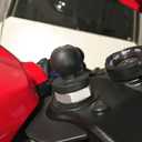 GUAIMI 17-22mm Yoke Stem/Fork Stem Mount Base with 1 inch Ball for Motorcycles