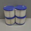 60% Denser Filter, High-Efficiency Screw-in Hot Tub spa Filters Replacement Compatible with All Relxtime, Aleko, Wejoy, Aquaspa Hot Tubs & Other Spas (4 Filters + 2 Filter Bags)