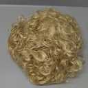 Blonde Bob Curly Wig, Platinum Short Curly Hair Wig for Women, Perfect for Parties and Events, One Size