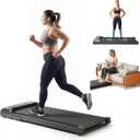 Walking Pad Treadmill Vibration Pad, Under Desk Treadmills for Home/Office with 250 lbs Weight Capacity, 2.5HP Low Noise Walking Pad, Remote Control, LED Display