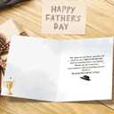 3 x Fathers Day Card Gifts for Husband from Wife, Meaningful Direction Sign Design with Emotional Message, Unique Cards for Father's Day Family Celebration and Love
