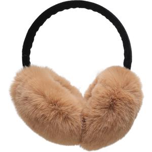 ZLYC Womens Girls Winter Fashion Adjustable Faux Fur EarMuffs Ear Warmers