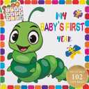 Eaasty Baby's First Year Calendar with 102 Stickers Baby Memory Book 1st Years Milestone Calendar Baby's First Year Scrapbook Nursery Wall Decoration for New Mom and Newborn Girls Boys(Caterpillar), 9.8 x 9.8 inches