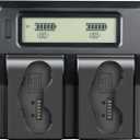 DSTE Replacement for Dual Battery Charger Compatible with Nikon EN-EL18 Battery, D4, D4S, D5, D6, Z9 Camera