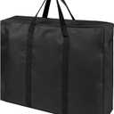 Folding Table Storage Bag, Portable Carry Bag for 6FT Folding Picnic/Camp Tables, Dustproof Poker Table Cover - 28" D x 5" W x 25" H
