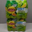 2 x Lipton Zero Sugar Iced Tea, Green Tea Citrus, 16.9 fl oz Bottles, (12 Pack), 100% DV Vitamin C (EXP 05/11/26)