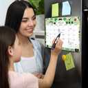 2 x 2026 Magnetic Calendar for Refrigerator 24 Month 13 x 11.4 Inch from January 2026 to December 2027, Fridge Wall Monthly Magnet Calendar Planner, Season and Holidays Decor for Home Easy Organizing