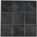 Zaida Black Peel and Stick Backsplash Tiles, 10-Sheet Spanish Handmade Glossy Tile for Kitchen, Self Adhesive Wall Tile with Thin & Lightweight Design (12" × 12",10 sq.ft)