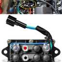 63P-81950-00-00 Outboard Tilt Trim Relay Assy for Yamaha 25-250HP 4-Stroke Engines (2004-On) | Fit for F25HP-F250HP, TRM6003, 240-58022 | Heavy-Duty Steel/Copper Construction | 12V 2-Pin