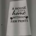TNUW Dog Themed Gifts Kitchen Towels 16'24', Dogs Mom Gifts for Women, Dog Decorations for The Home, House Warming Gifts New Home, Paw Prints Kitchen Tea Hand Towels 