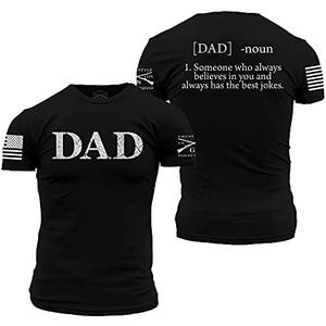 Grunt Style Dad Defined Men's T-Shirt, 4X, Black 