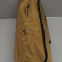 MOON LENCE High Back Folding Camping Chair, 330lbs Portable Compact Chair with Wide Seat & Ergonomic Back Support (Khaki)