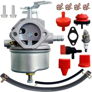Ruixing OEM 640052 Adjustable Carburetor for Tecumseh 8HP 9HP 10HP Snowblower HMSK80 HMSK90 LH318SA LH358SA 632334A HM70 HM80 for Snow Blower Chipper Shredder 640349 640054 640058 640058A Carb